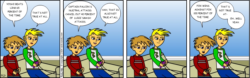 A comic panel featuring Nick and Andy.